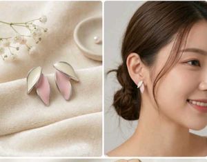 Elegant Leaf Design Earrings