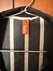 Chic Striped Cold Shoulder Top