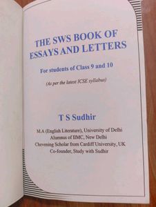 Book For Essay And Letters 9&amp;10