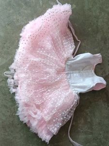 Elegant Pink Tulle Party Dress