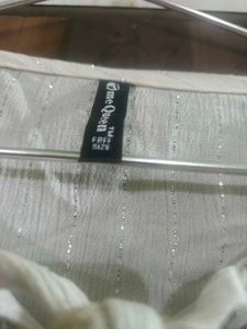 Embroidered Kurta with Tassels &amp; Pom-Poms