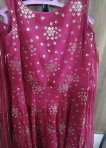 Red &amp; Gold Girls Dress