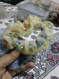 Rainbow Scrunchie Set of 2