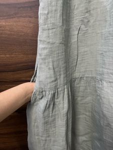 Sea Green Tiered Summer Dress