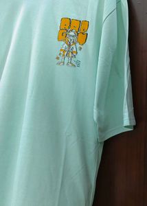 Mint Graphic Print T-Shirt.