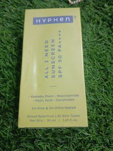 Nyphen All I Need Sunscreen SPF 50 PA++++