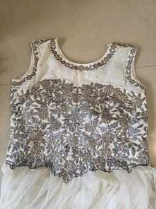 Elegant Embroidered Evening Gown