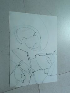 Radha And Krishna Drawing