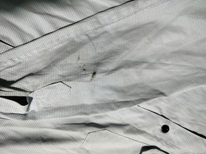 Sky-blue Small Check Shirt