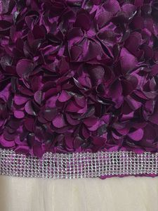 Purple Flower Girl Dress