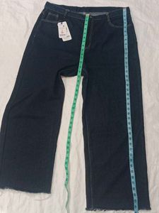 Wide Leg Denim Jeans - New with Tags