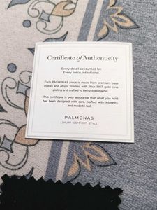 Charm Necklace with Certificate