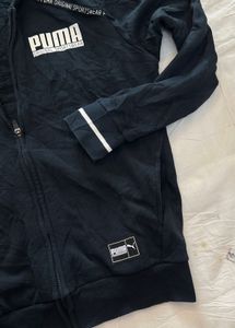 Puma Navy Full Zip Hoodie