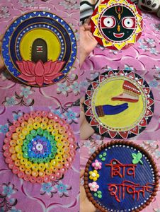 Handmade Indian Wall Hangings - Set of 5