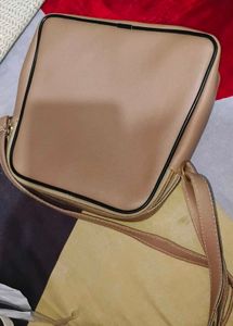 Charles &amp; Keith Gold Glitter Shoulder Bag
