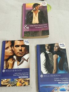 Mills & Boon Romance Novels (Set of 3)