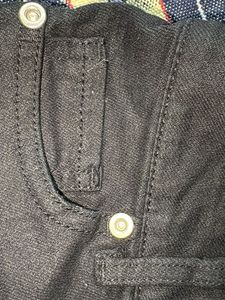 Black Denim Cutoff Shorts