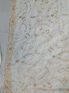 Elegant White Kurta Suit Set with heavy dupatta