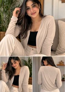 Stylish Beige Cardigan