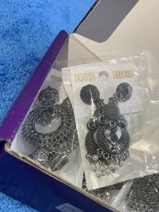 Boho Silver Tone Earring Bundle