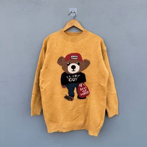 Cute Bear Graphic Sweater
