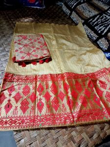 Two Set Mekhela Sador.Full Work.Stich.unused.