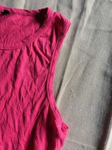 Pink Sleeveless Top