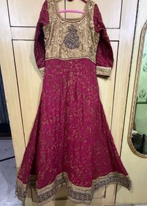 Heavy Flared Anarkali Gown outfit