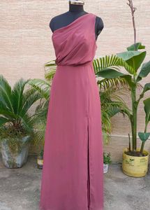 Elegant One-Shoulder Maxi Dress
