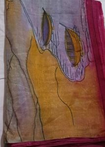 Unique Abstract Print Saree