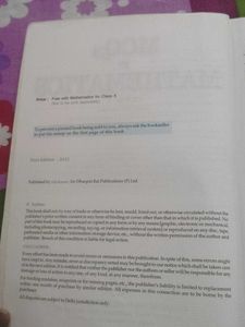 Class 10th Mathematics by RD Sharma with MCQ book
