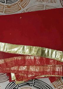 red gotta dupatta