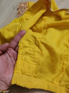Yellow Blouse With Dori