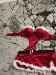 Festive Santa Costume Lingerie Set