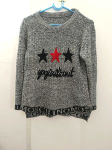 Gray Star Sweater