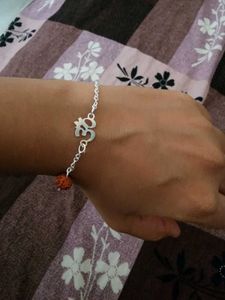 Om Symbol Rudraksha Bracelet