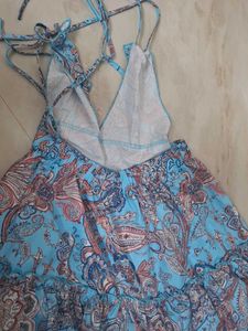 Paisley Halter Mini Dress