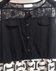 Forever21 Layer Abstract Pattern Dress