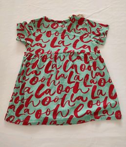 Softsen Blue Printed Frock ( Girls) | Chest 22| Length 16