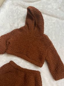 Cozy Brown Baby Outfit