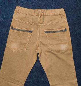 GARCIA Garment-Dyed Mustard Yellow Slim Trousers
