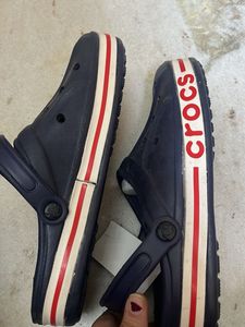Navy Blue Crocs Clogs