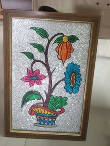 Vibrant Framed Floral Artwork