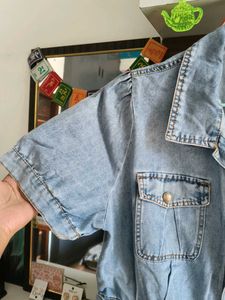 Stylish Denim Shirt Dress