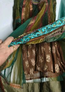 Embroided Kurta Set with Dupatta