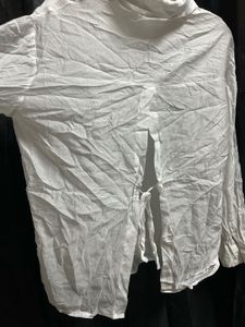 Classic White Button-Up Shirt