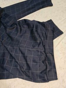 s Classic Navy Plaid Pants new with tags