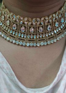 Stunning Kundan Choker Necklace 2 sets