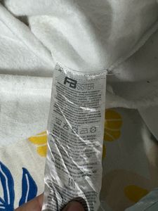 White Cropped Hoodie with Scorpion Graphic