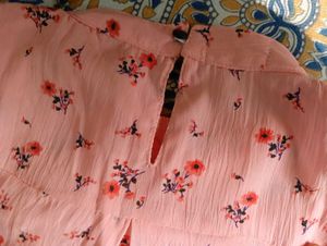 Pink Floral Top